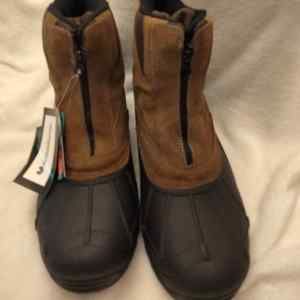 3M-Thinsulate leather weather resistant zip up boot- size 8